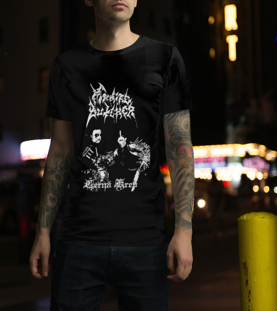 Maniac Butcher Černá Krev Black Metal Band Anthology T-Shirt