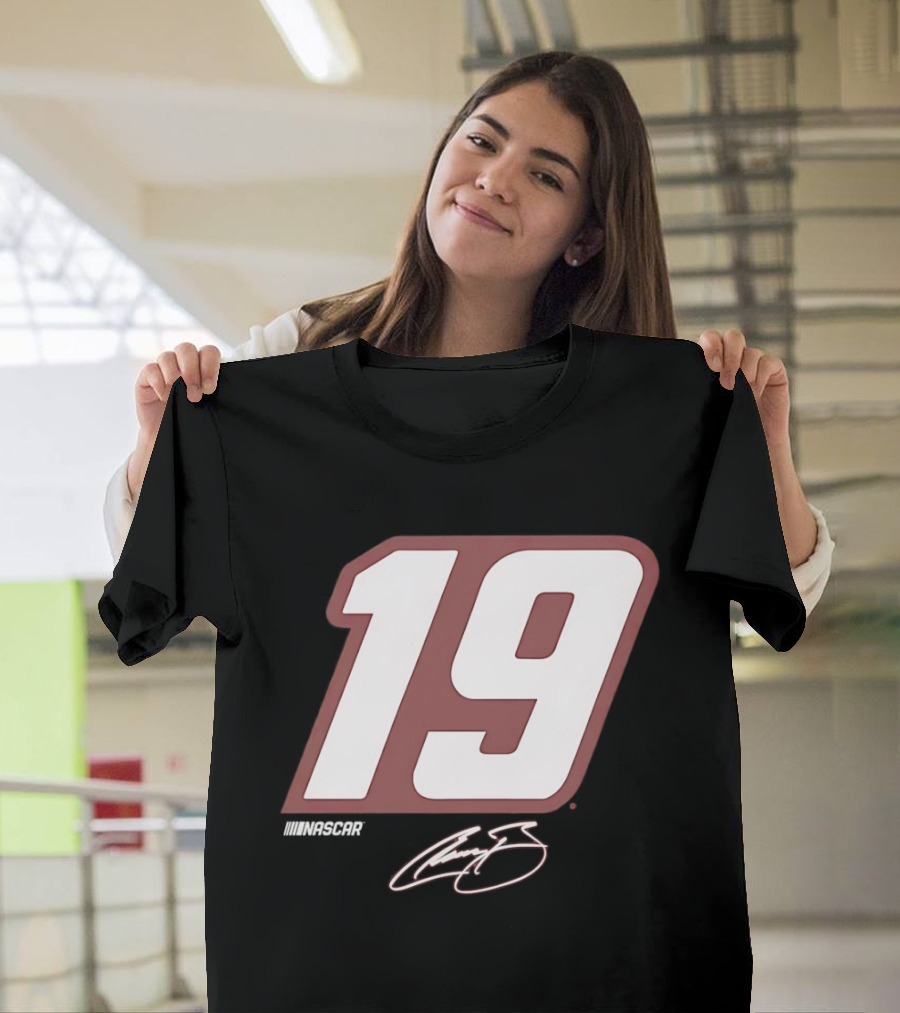 NASCAR Number 19 Racing Motorsport Signature Edition T-Shirt
