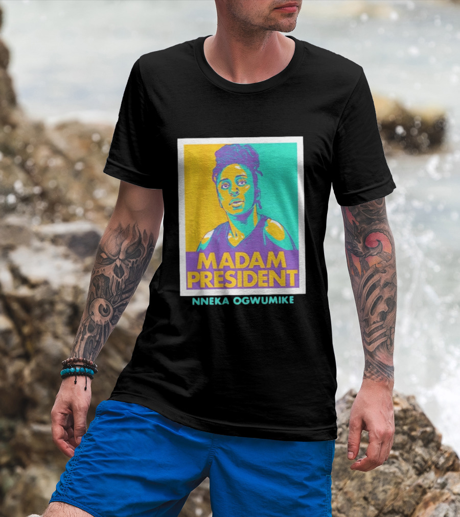 Nneka Ogwumike Madam President Los Angeles Sparks Heroic T-Shirt