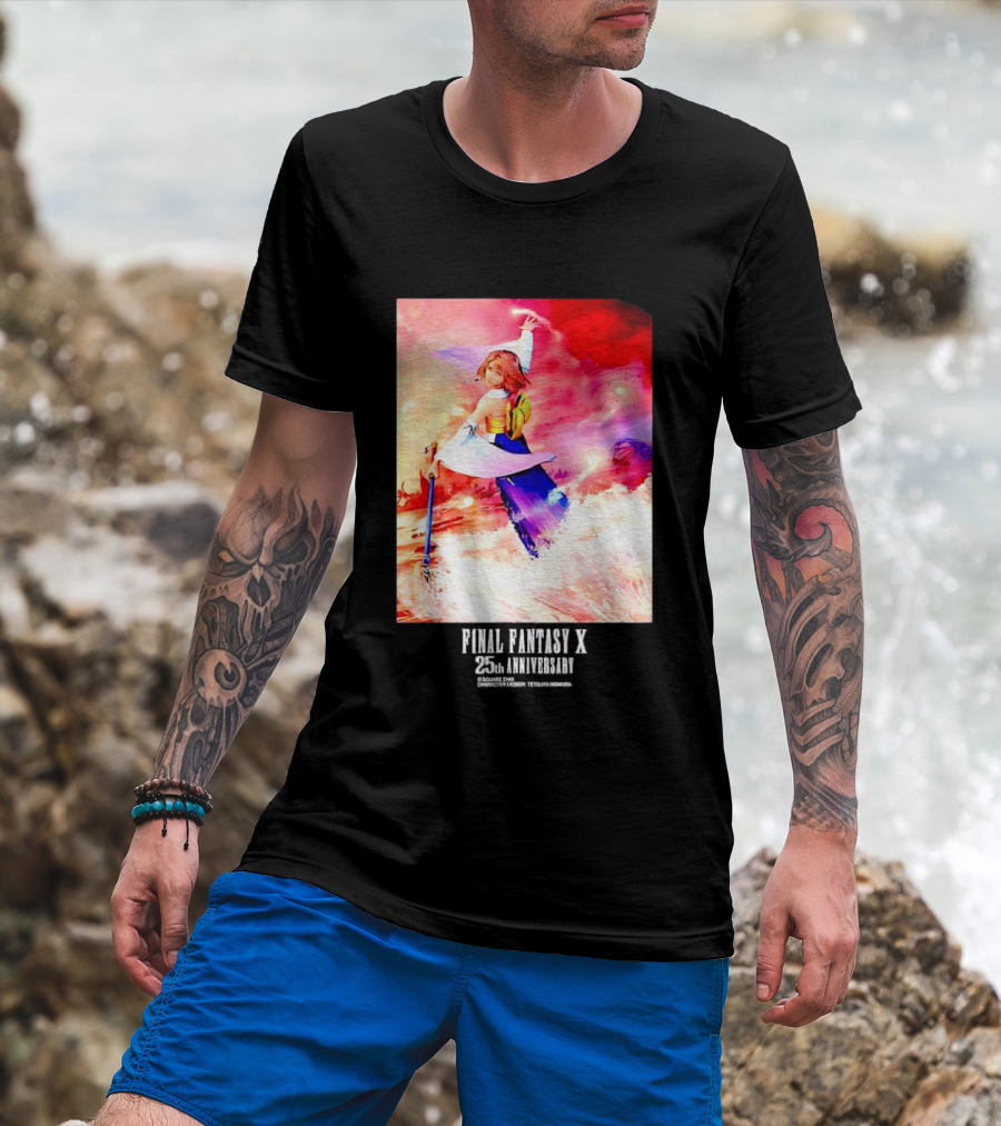 Final Fantasy X 25th Anniversary Yuna Square Enix T-Shirt
