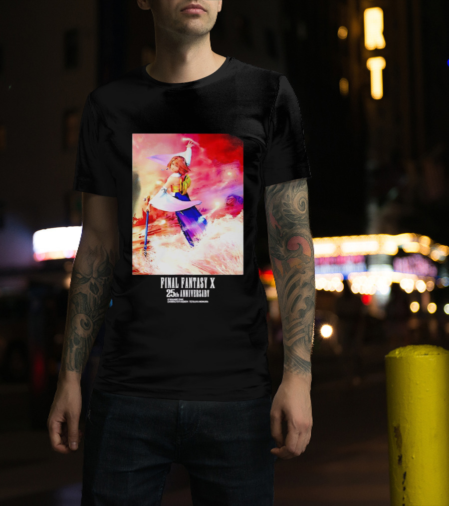 Final Fantasy X 25th Anniversary Yuna Square Enix T-Shirt