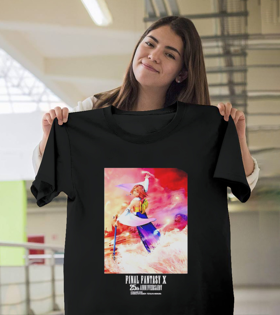 Final Fantasy X 25th Anniversary Yuna Square Enix T-Shirt
