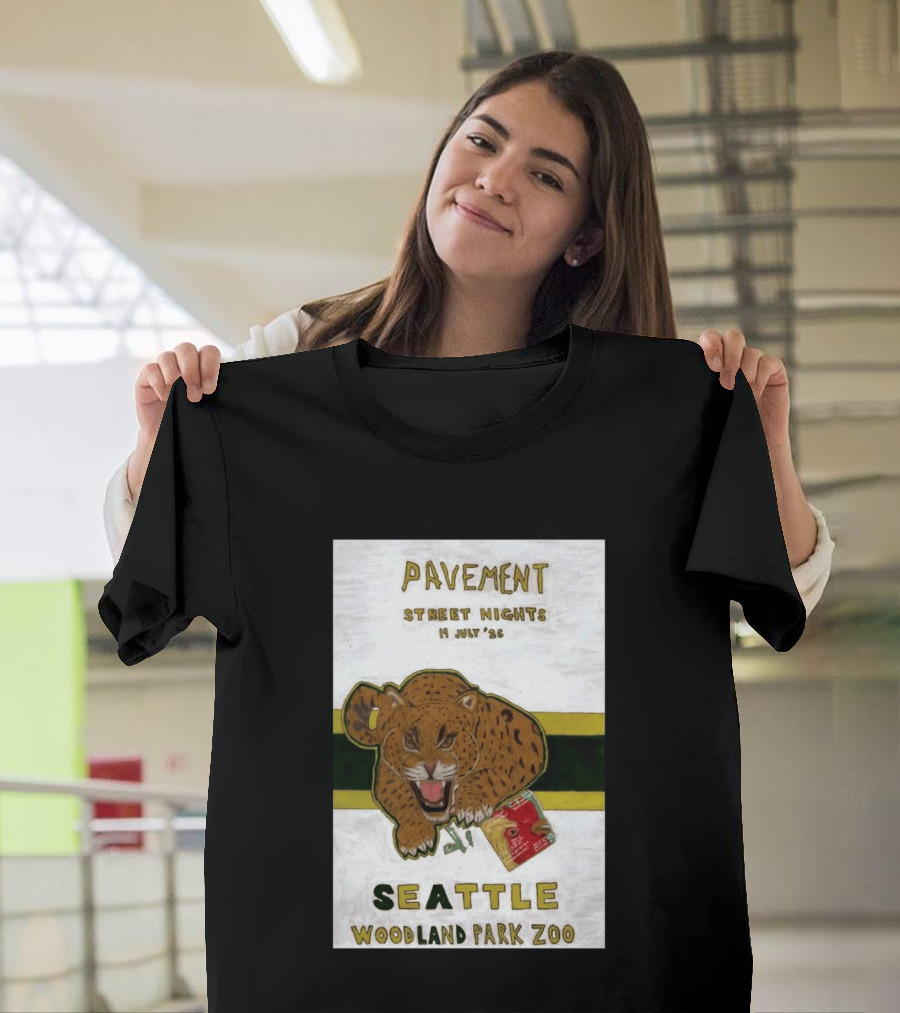 Pavement Street Nights Seattle Woodland Park Zoo July 19 2026 T-Shirt