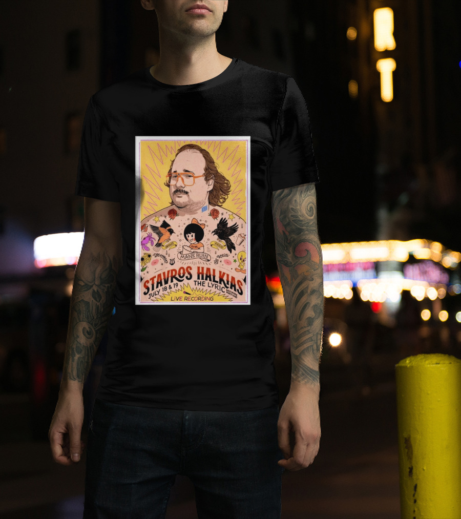 Stavros Halkias Live Recording Baltimore July 18 19 2026 The Lyric Event T-Shirt