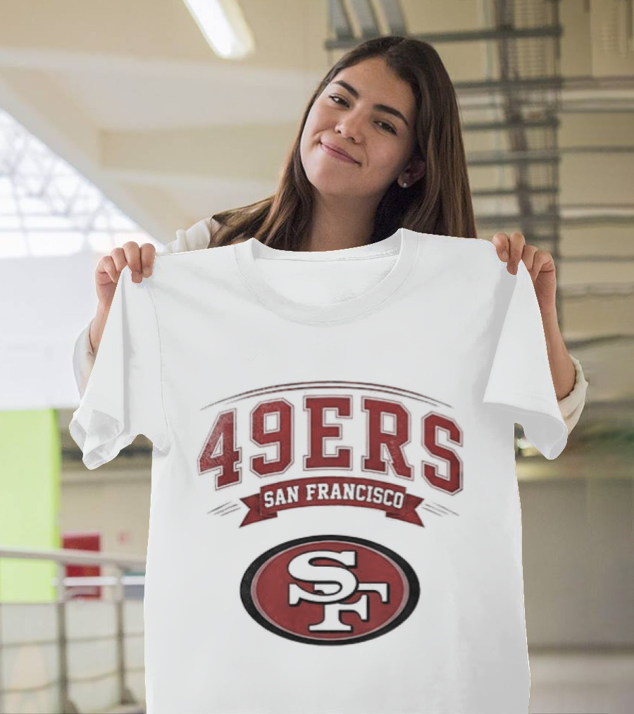 San Francisco 49ers Ghostface Running Football 49ers SF T-Shirt