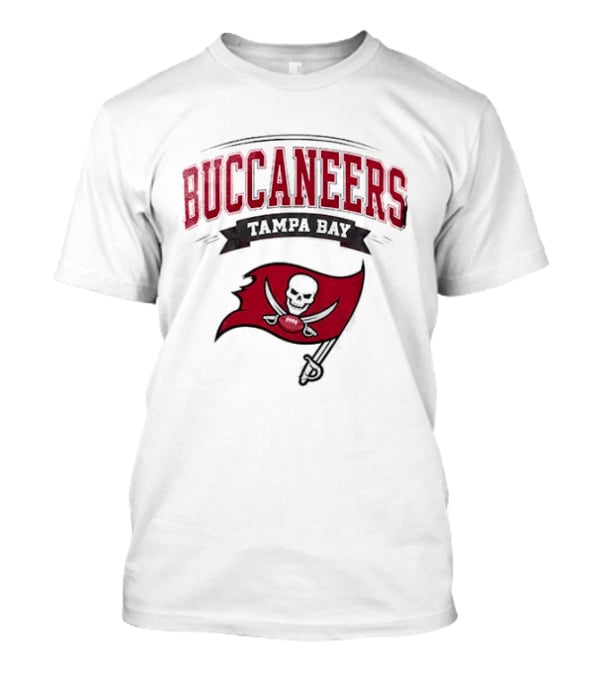 Tampa Bay Buccaneers Ghostface Running Football Pirate Flag T-Shirt
