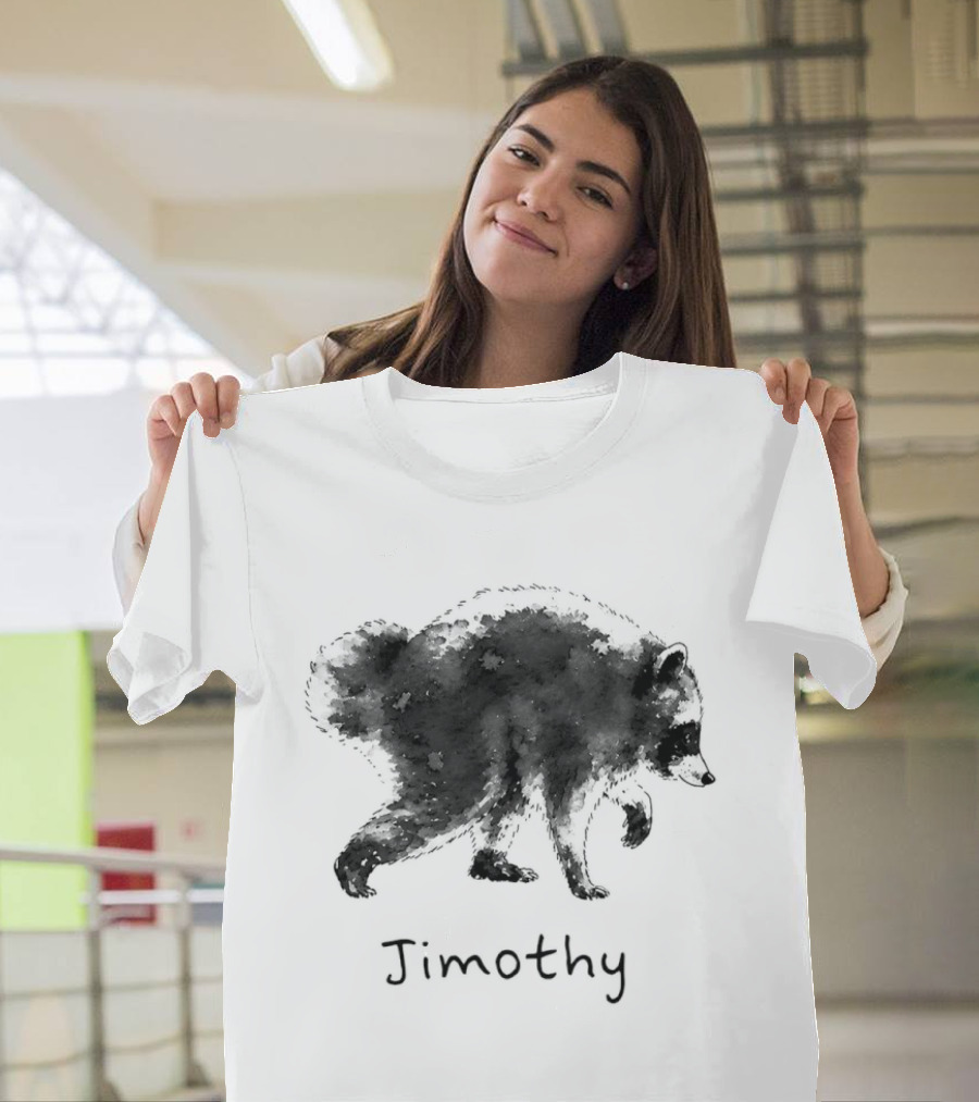Timothy Raccoon Silhouette Meme T-Shirt