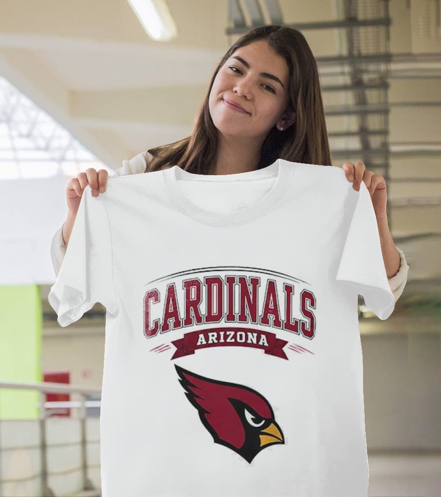 Arizona Cardinals Ghostface Running Football Combination T-Shirt
