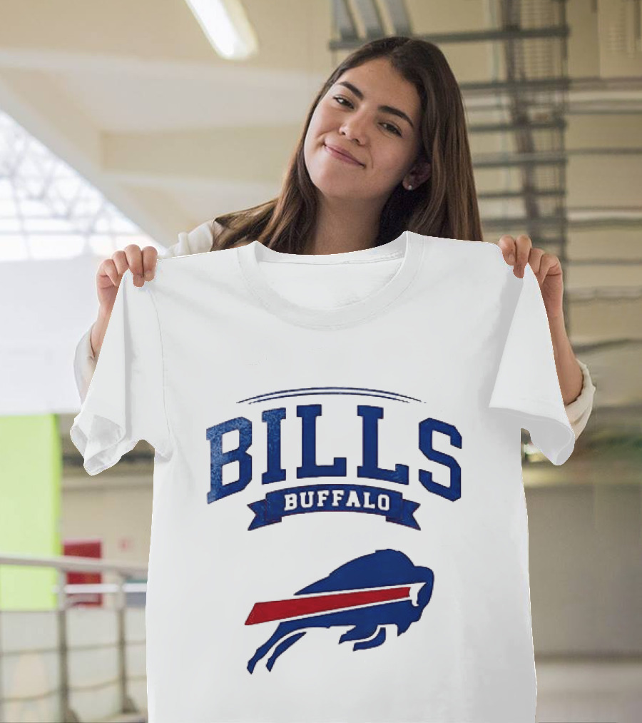 Buffalo Bills Ghostface Running Football T-Shirt