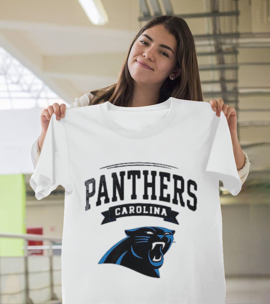 Carolina Panthers Ghostface Crossover Football Collaboration T-Shirt