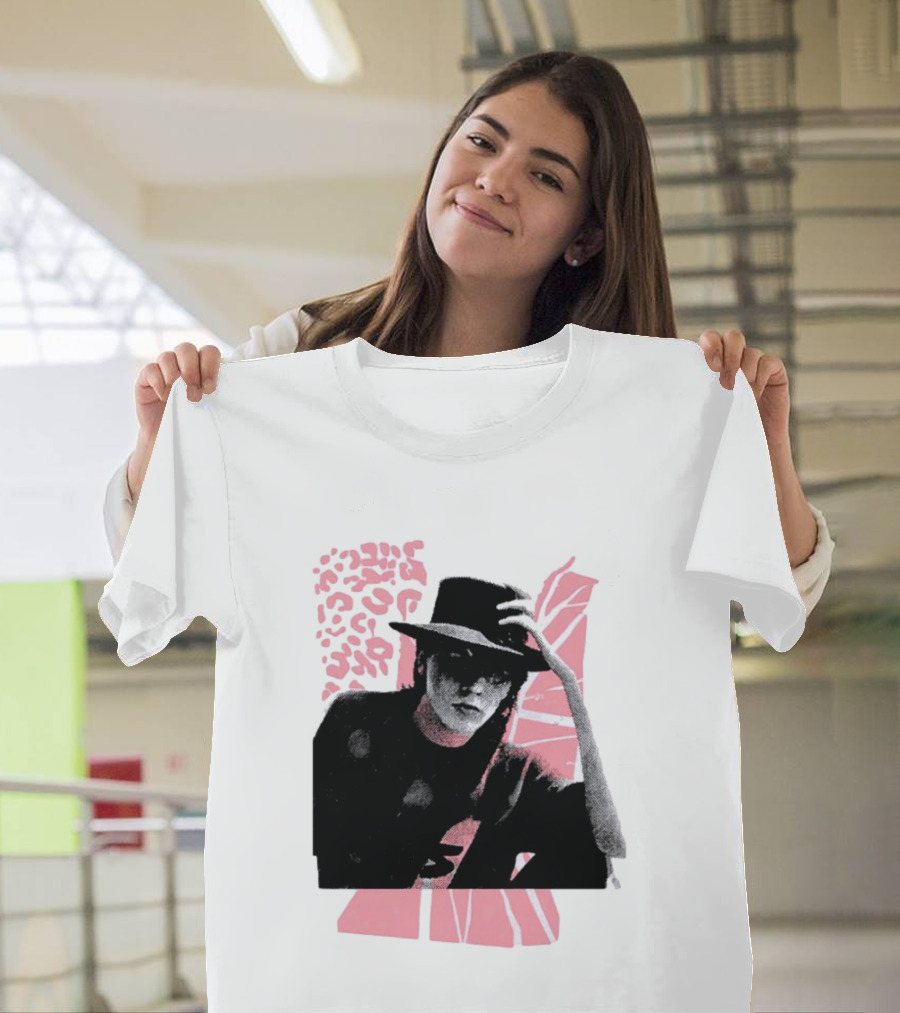 John Taylor Punk Masters Retro Style Hat And Femme Collage T-Shirt
