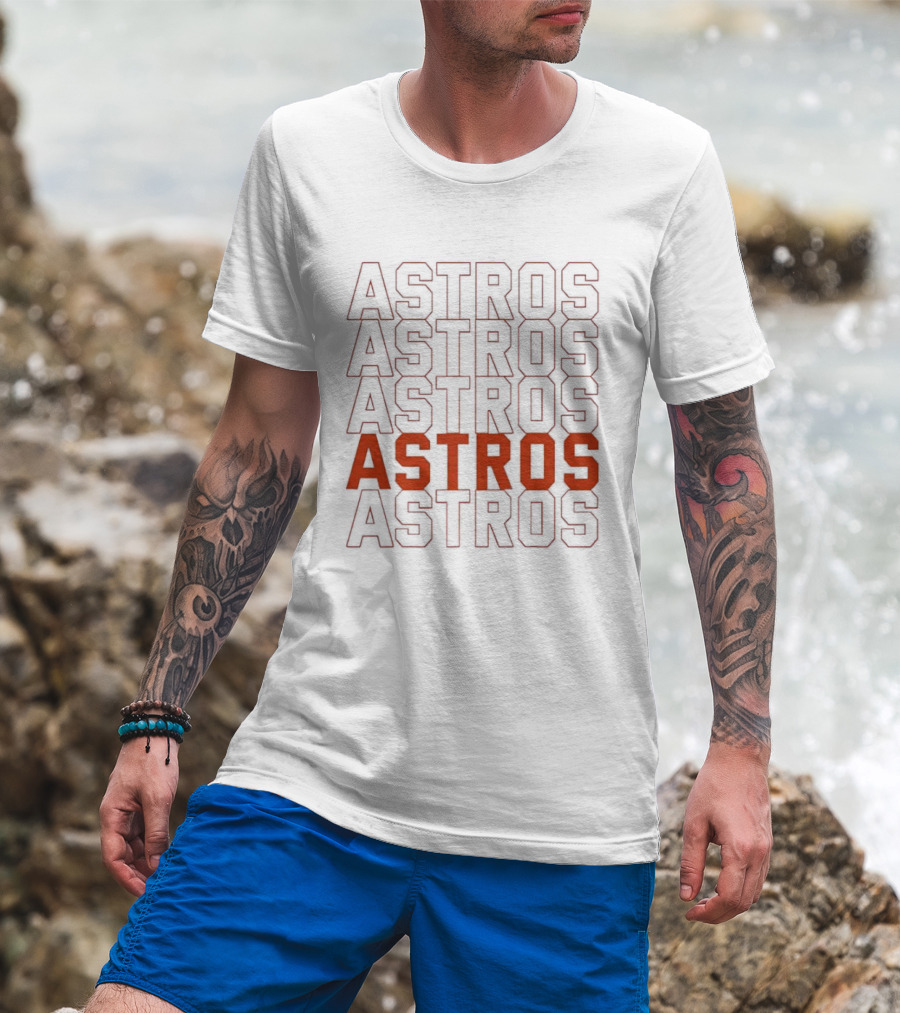 Houston Astros Repeated T-Shirt