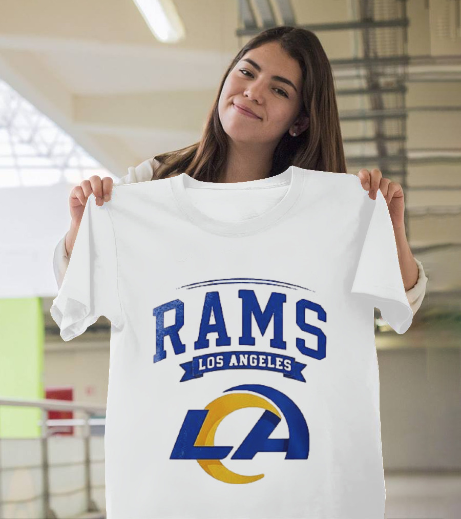 Los Angeles Rams Ghostface Running Football Collaboration T-Shirt