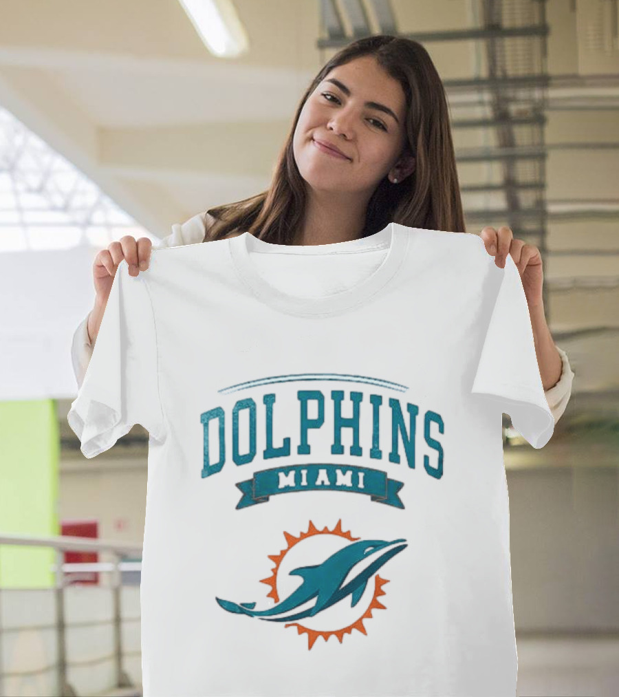 Miami Dolphins Ghostface Running Football Fan T-Shirt
