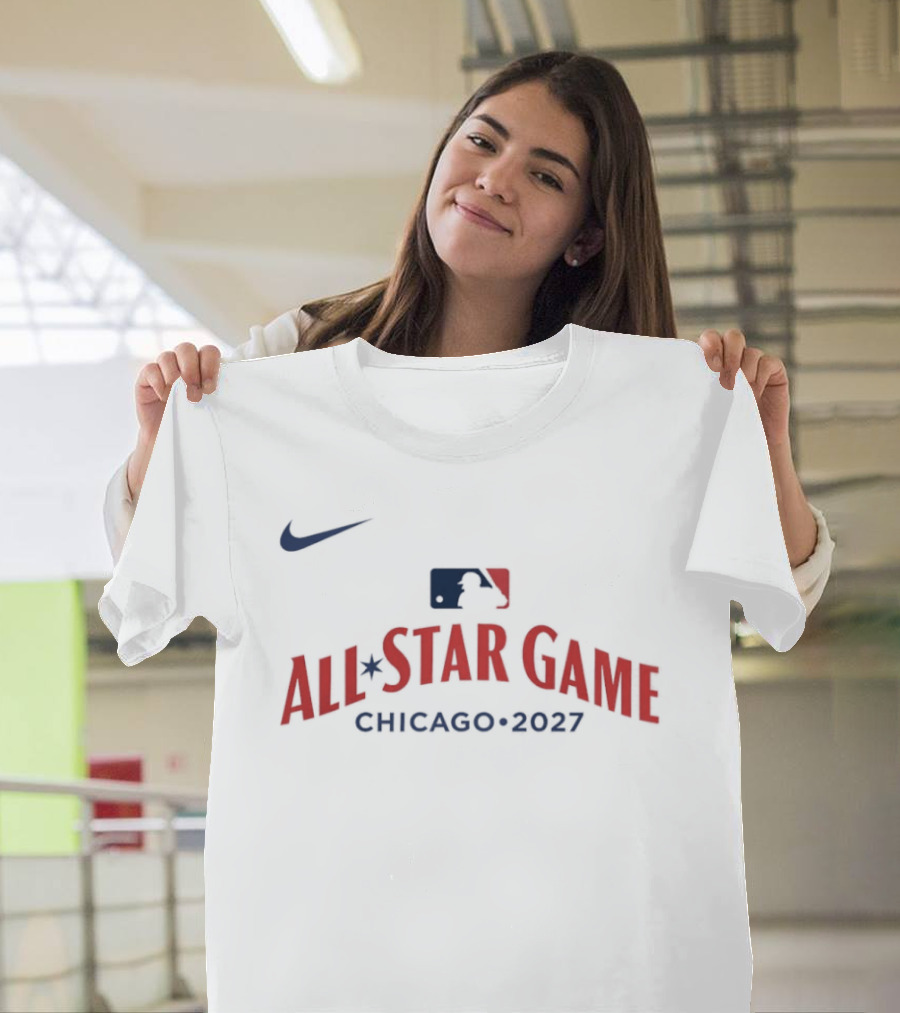 Nike MLB All Star Game 2027 Chicago Baseball Event T-Shirt
