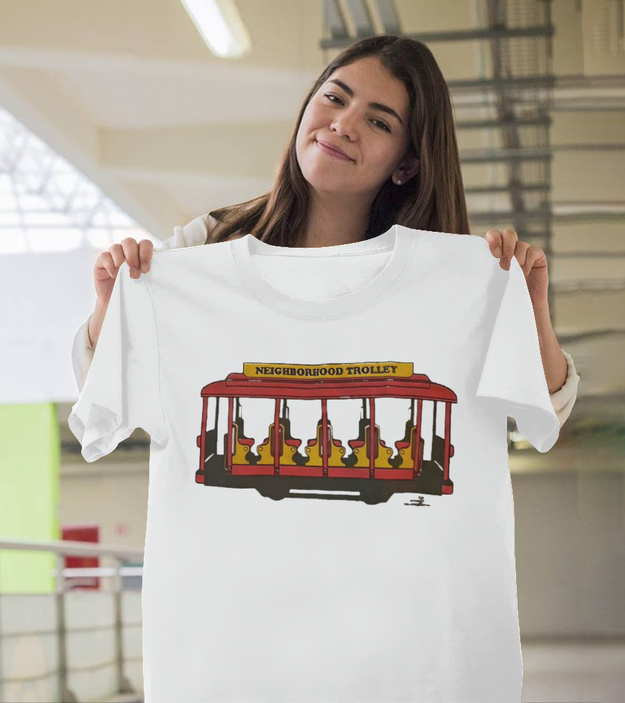 Neighborhood Trolley Mister Rogers' Neighborhood Iconic Red Trolley T-Shirt