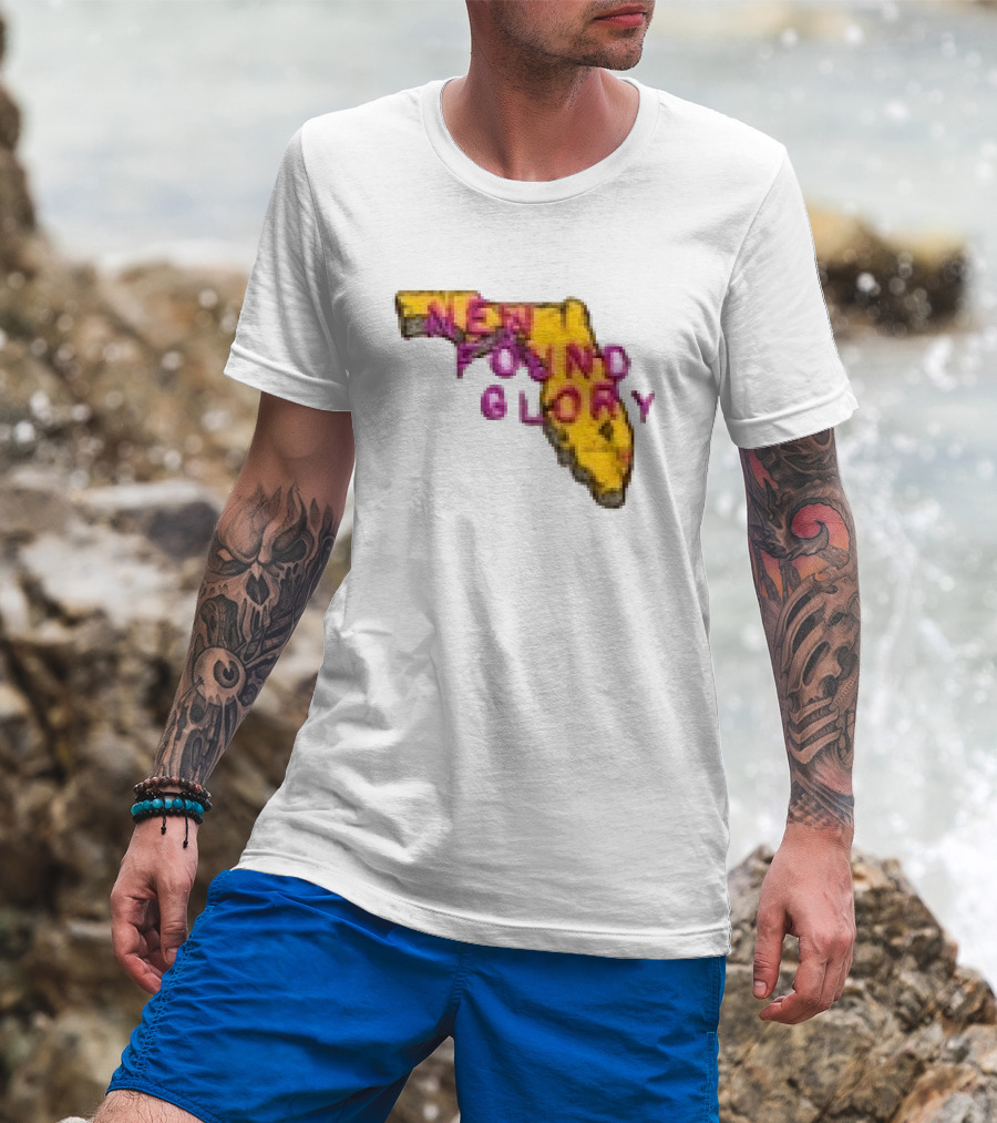 New Found Glory Florida Map You've Gotta Try Do What It Takes To Give Yourself A Break T-Shirt
