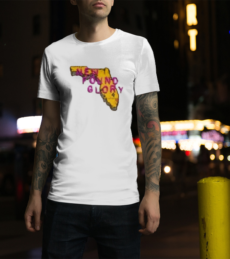 New Found Glory Florida Map You've Gotta Try Do What It Takes To Give Yourself A Break T-Shirt