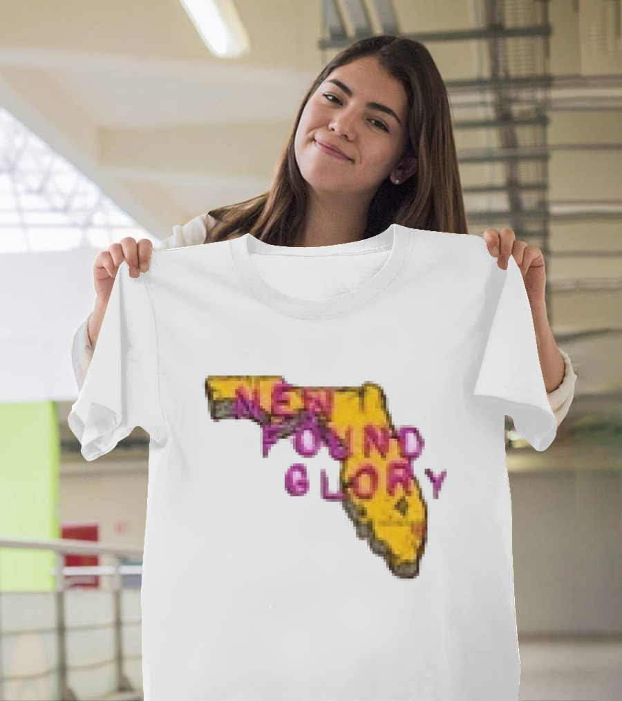 New Found Glory Florida Map You've Gotta Try Do What It Takes To Give Yourself A Break T-Shirt