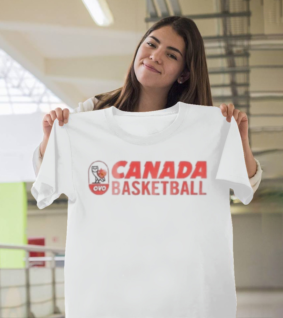 Drake OVO Canada Basketball Collaboration Owl T-Shirt