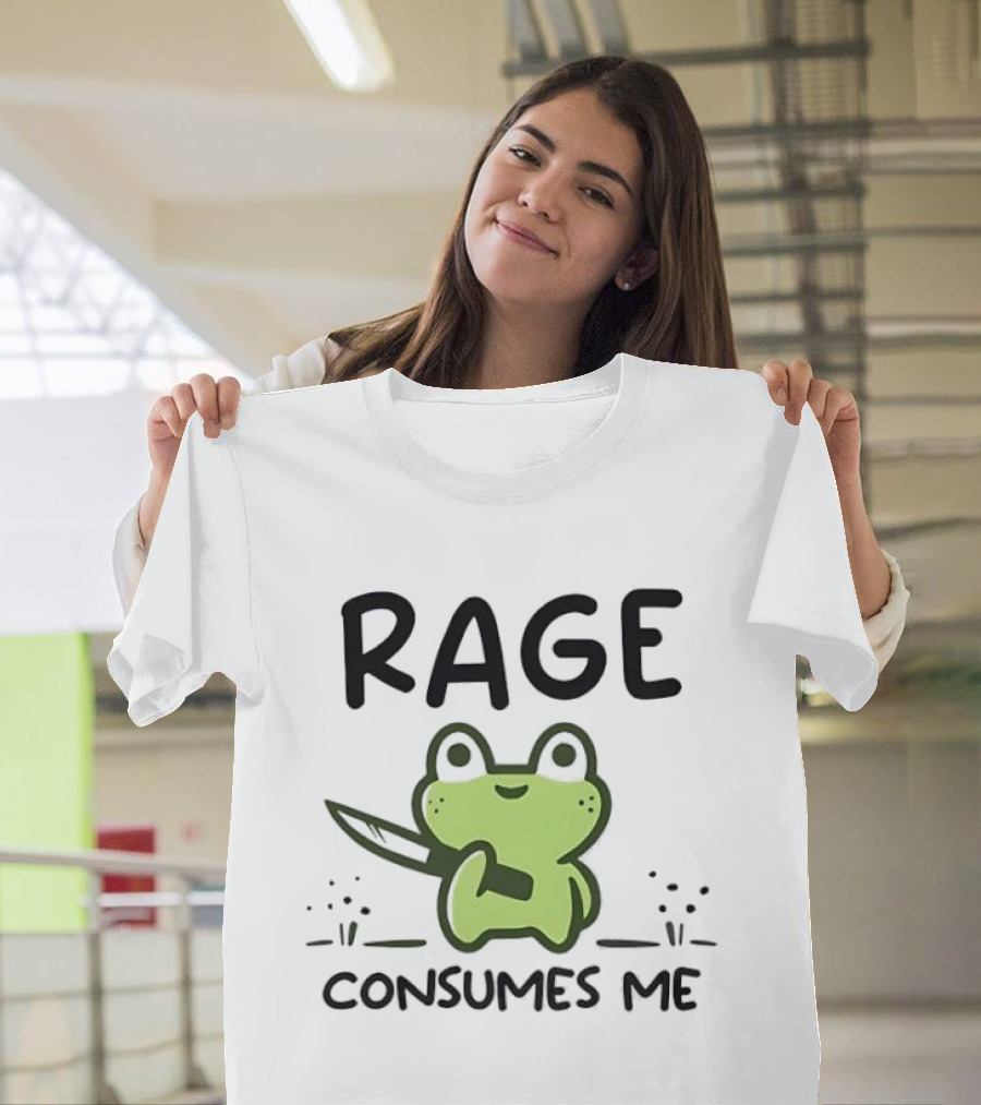Rage Consumes Me Frog T-Shirt