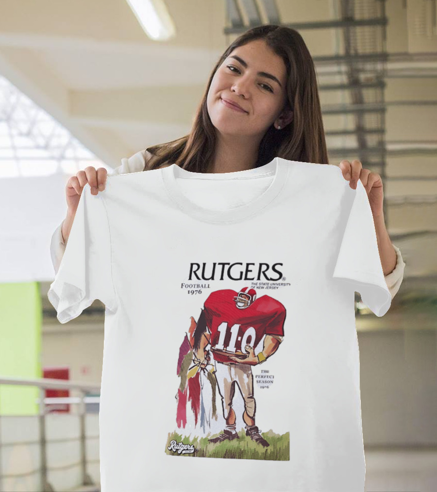 Rutgers Football 1976 The State University Of New Jersey Perfect Season 11 0 T-Shirt
