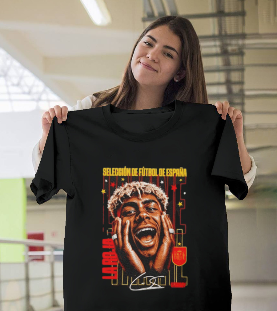 Lamine Yamal Selección De Fútbol De España La Roja Starboy Iconic Footballer España Celebration T-Shirt