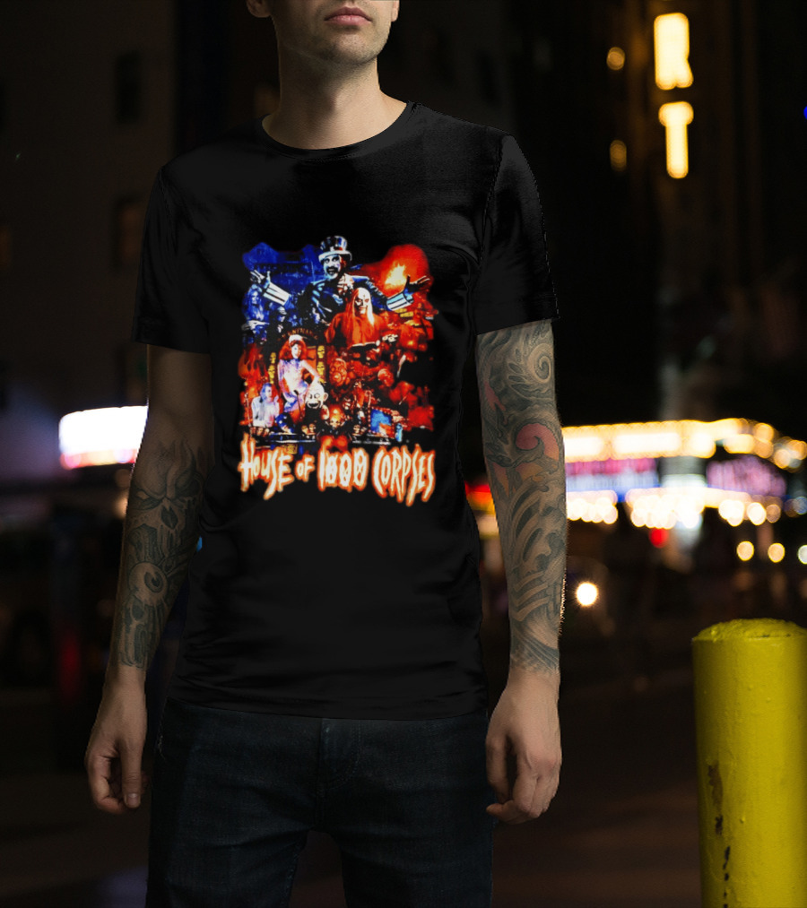 House Of 1000 Corpses Rob Zombie Horror Movie Captain Spaulding T-Shirt