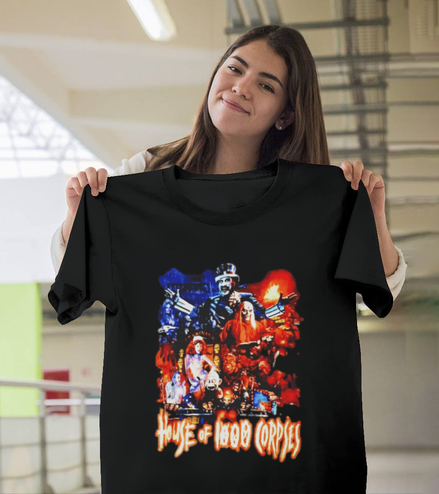 House Of 1000 Corpses Rob Zombie Horror Movie Captain Spaulding T-Shirt