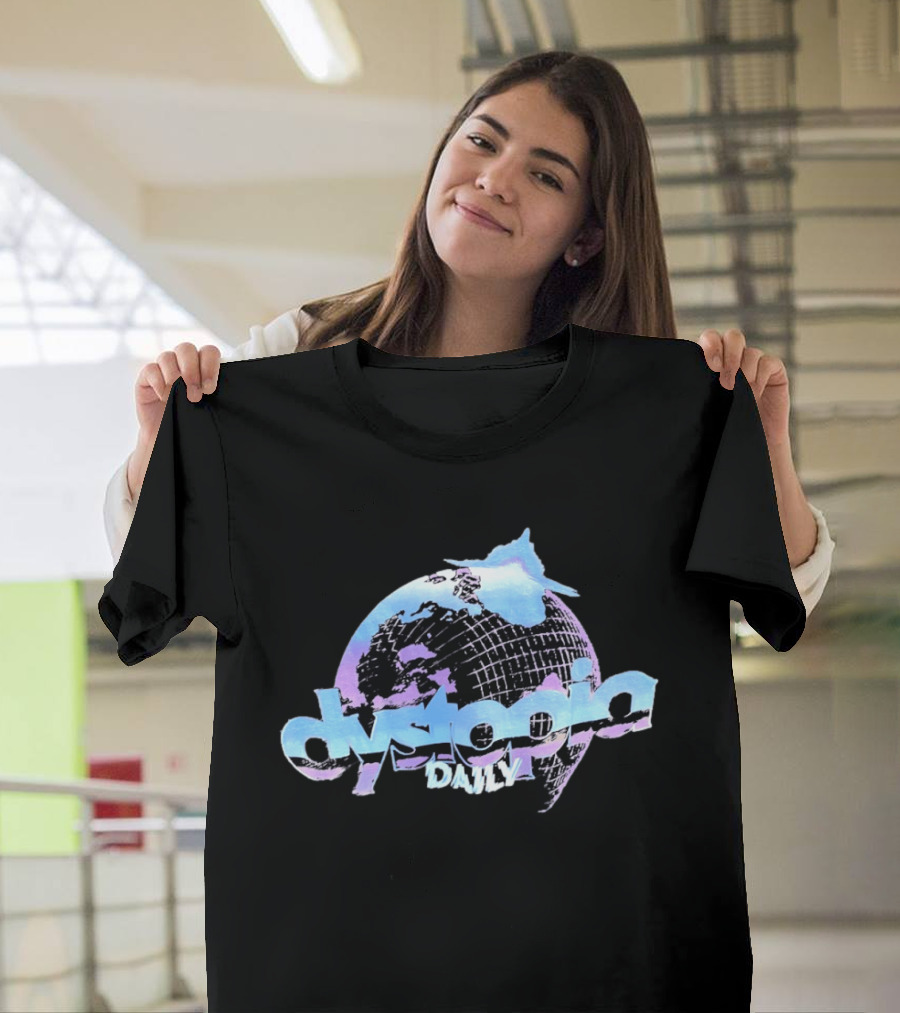 Dystopia Daily Globe Earth Apocalyptic T-Shirt