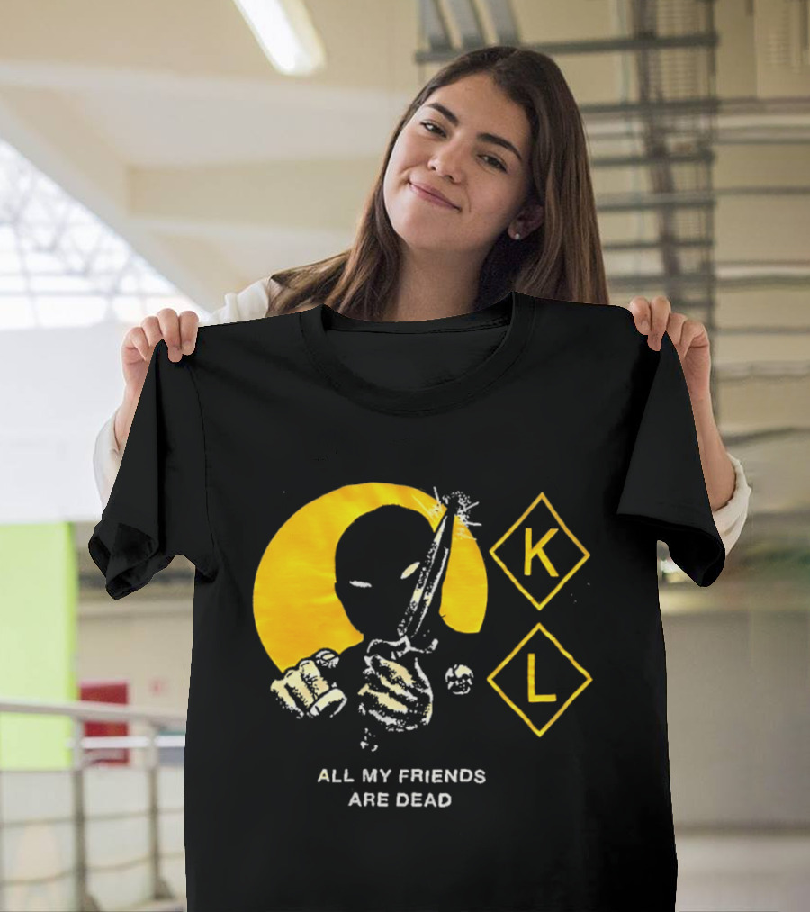 Knocked Loose K L All My Friends Are Dead Knife Fist T-Shirt