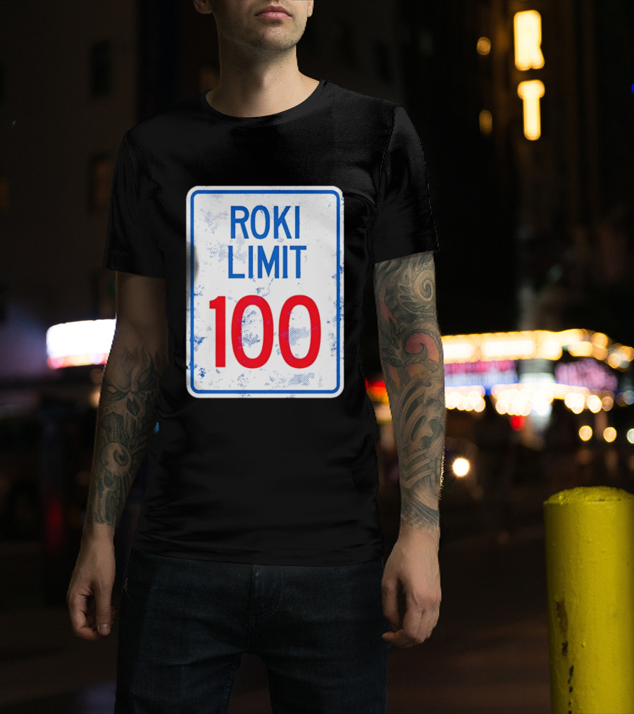 Roki Sasaki Speed Limit 100 Dodgers T-Shirt
