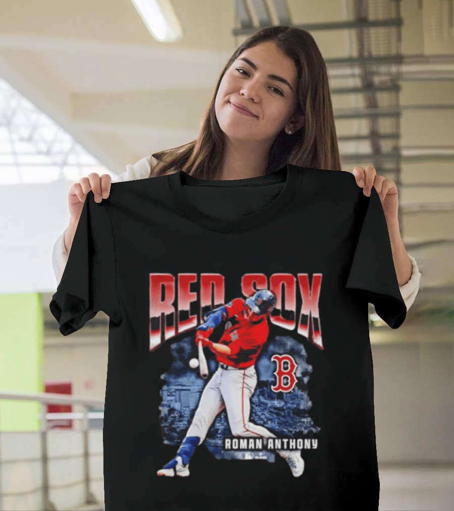 Red Sox Roman Anthony Boston MLB Players Iconic Baseball T-Shirt