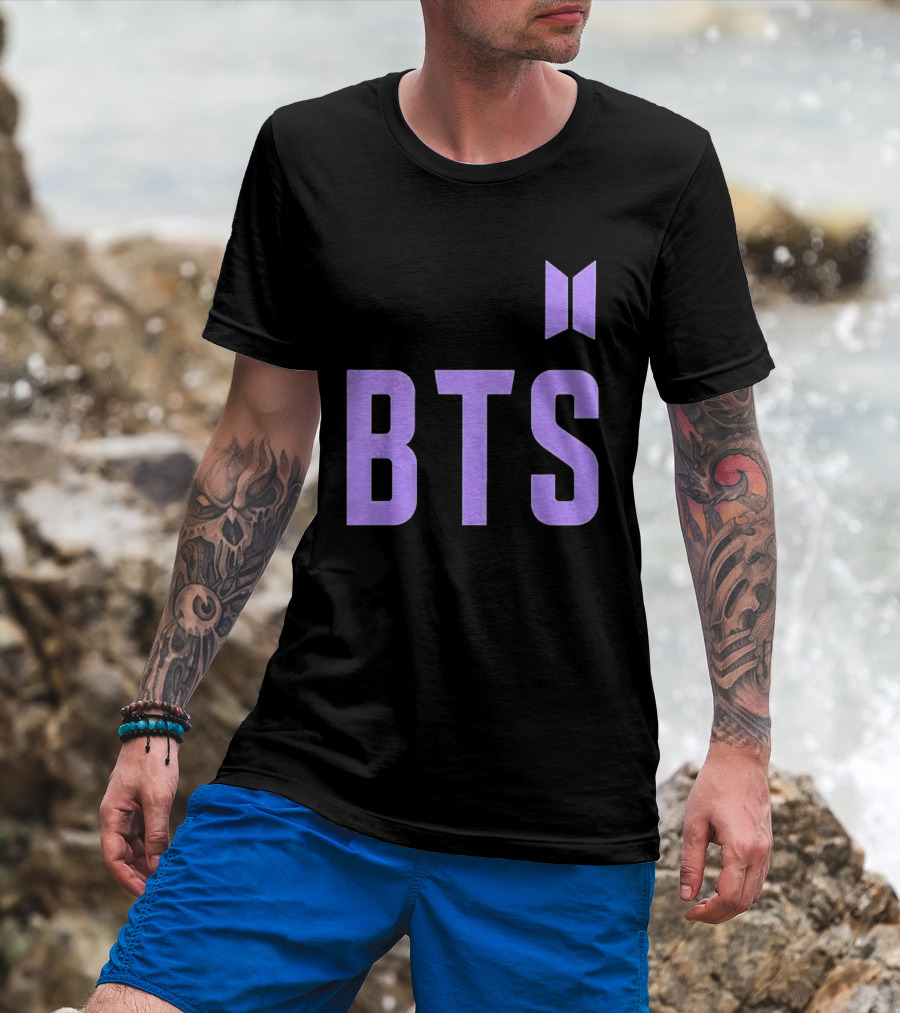 Ronaldinho BTS Iconic Collaboration Purple T-Shirt
