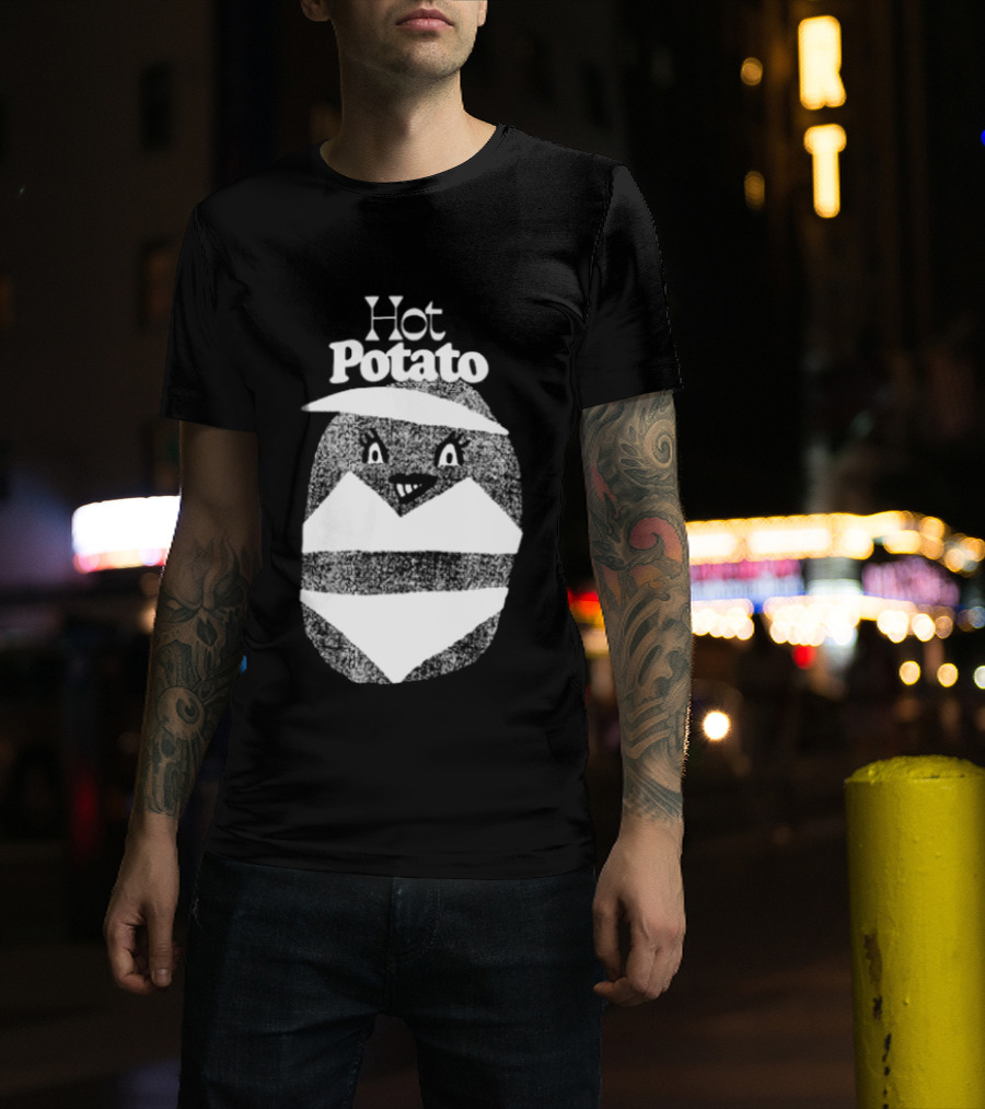 This Might Get Weird Hot Potato Cartoon Style Textured Potato T-Shirt