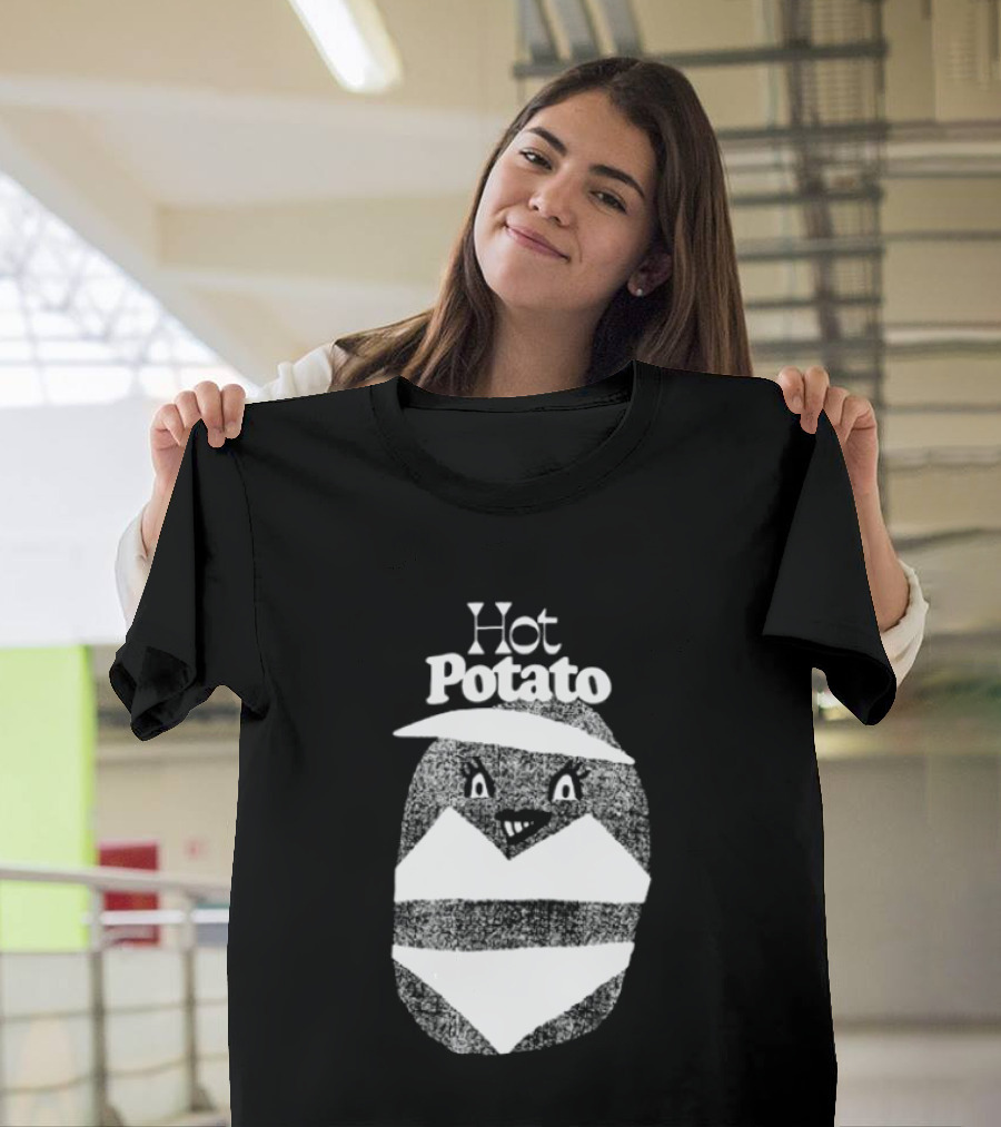 This Might Get Weird Hot Potato Cartoon Style Textured Potato T-Shirt