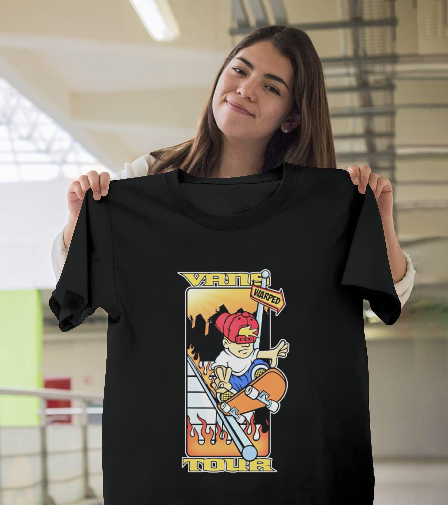Vans Warped Tour Skater Punk Rock Skateboarding T-Shirt