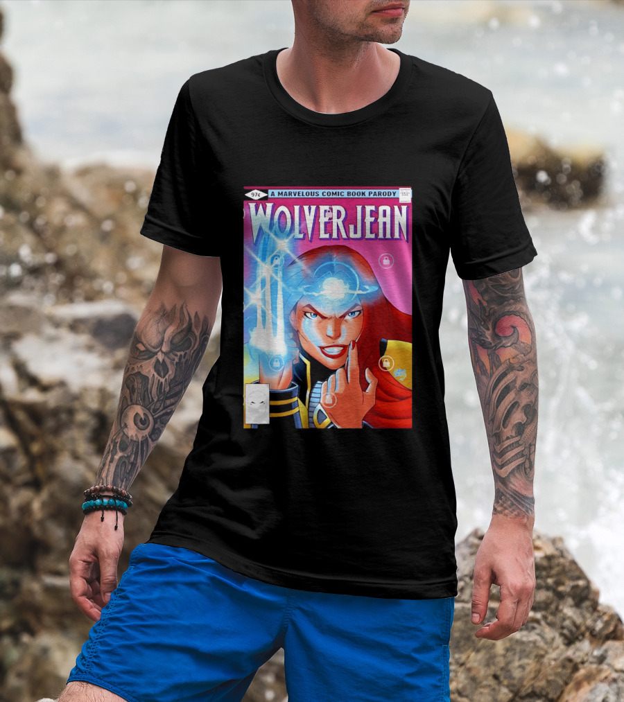 Wolverjean A Marvelous Comic Book Parody Cover 97 Cents T-Shirt