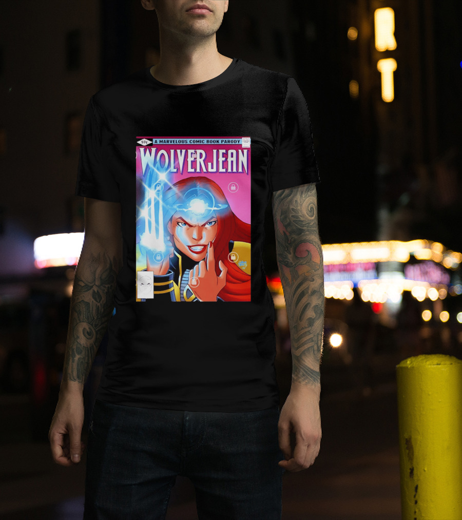 Wolverjean A Marvelous Comic Book Parody Cover 97 Cents T-Shirt