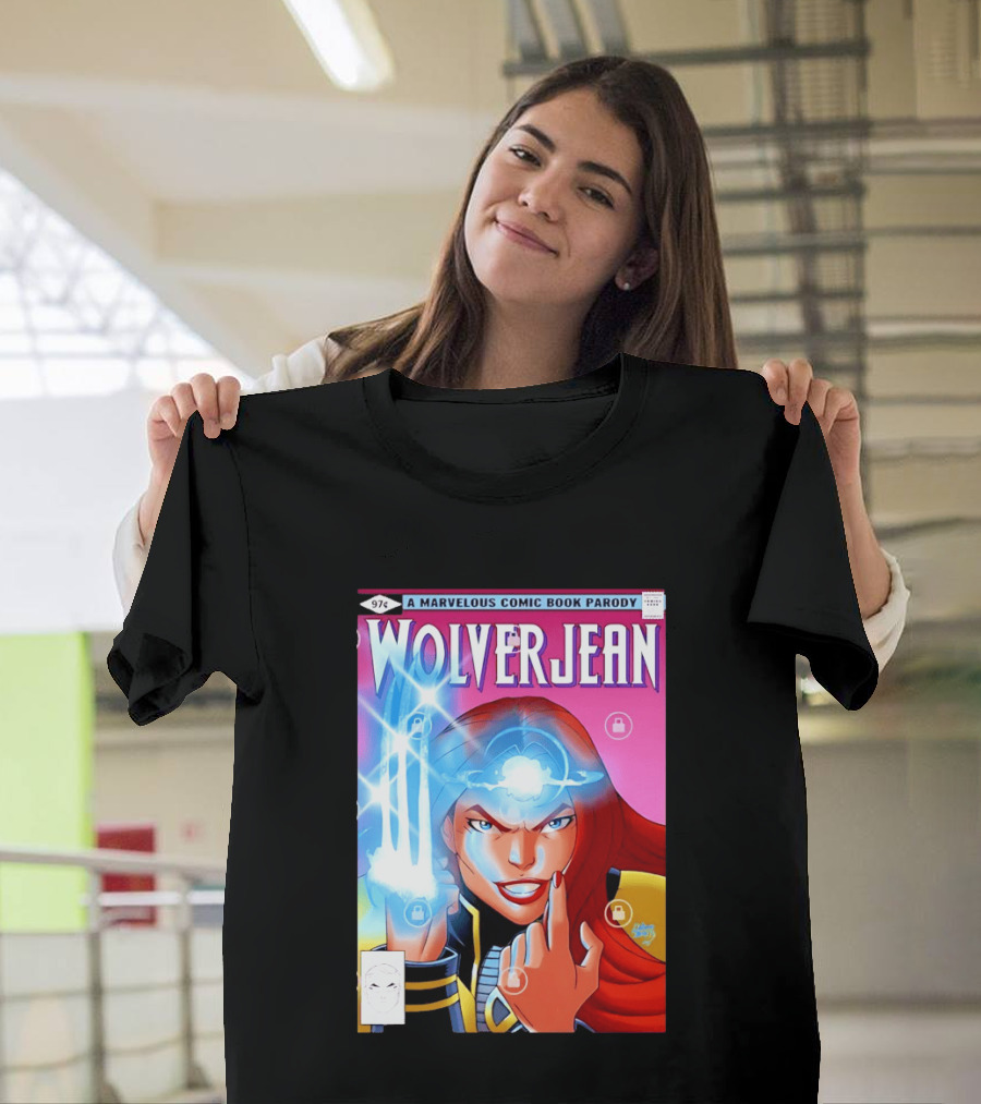 Wolverjean A Marvelous Comic Book Parody Cover 97 Cents T-Shirt