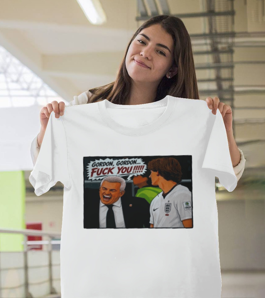 Gordon Gordon Fuck You England Football Meme Comic T-Shirt