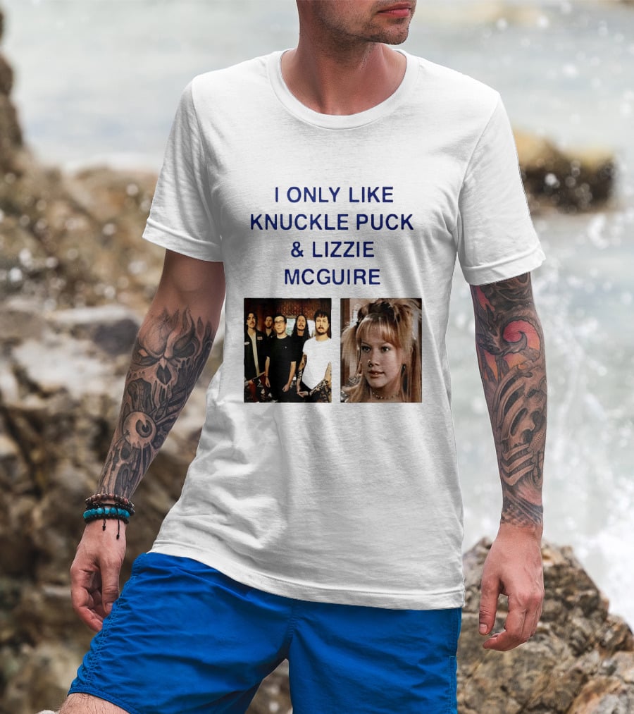 I Only Like Knuckle Puck Band And Lizzie McGuire TV Show Fans Nostalgia T-Shirt