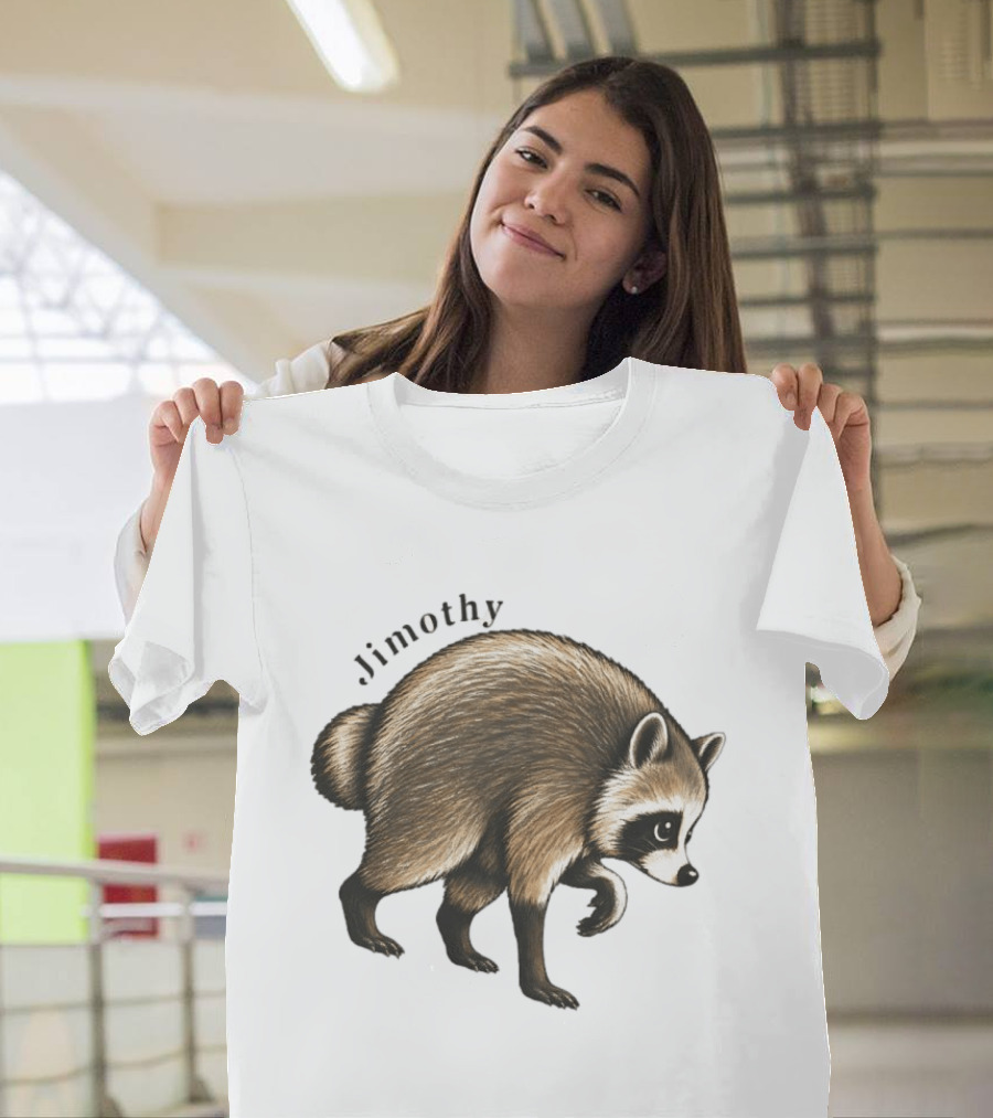 Jimothy Raccoon Seattle Ballard Walking Raccoon T-Shirt