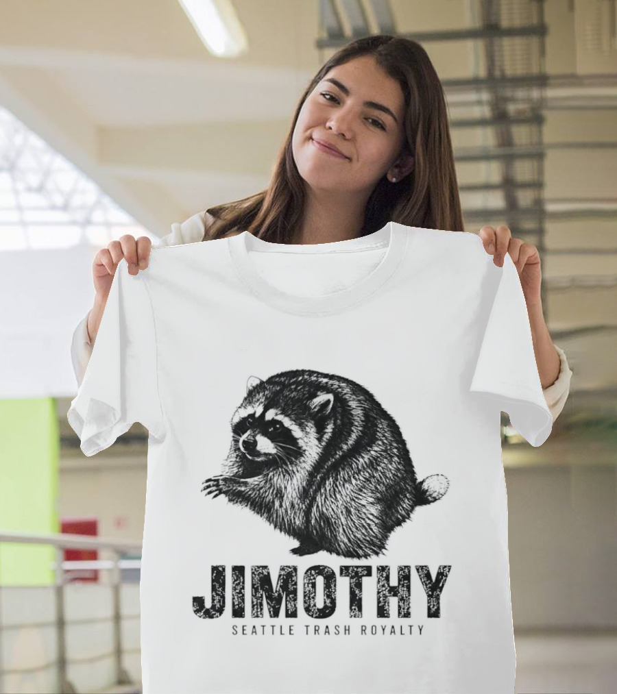 Jimothy Seattle Trash Royalty Raccoon T-Shirt
