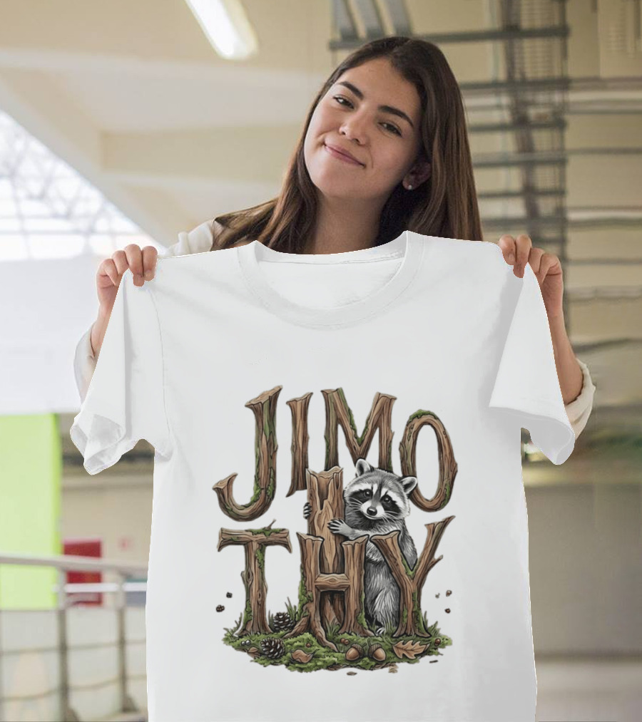 Jimothy The Raccoon Forest Adventure T-Shirt