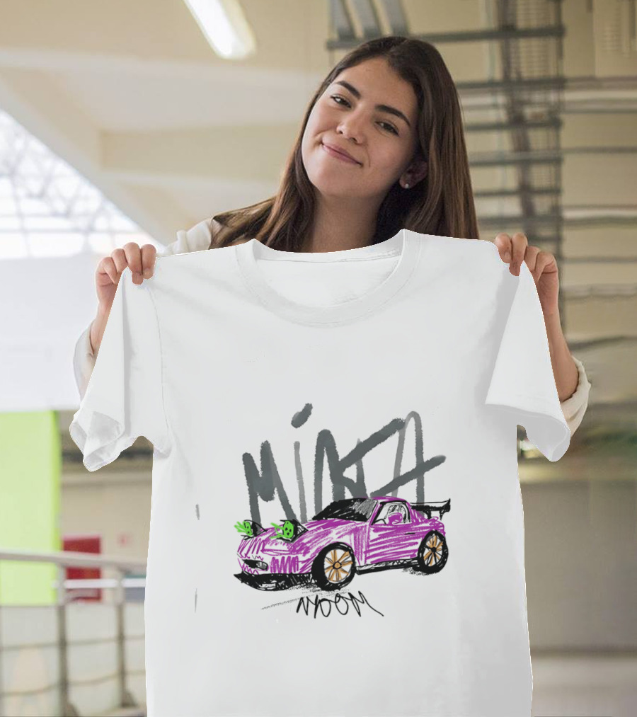 Mazda Miata JDM Childish Scribble Car Artwork NOOM T-Shirt