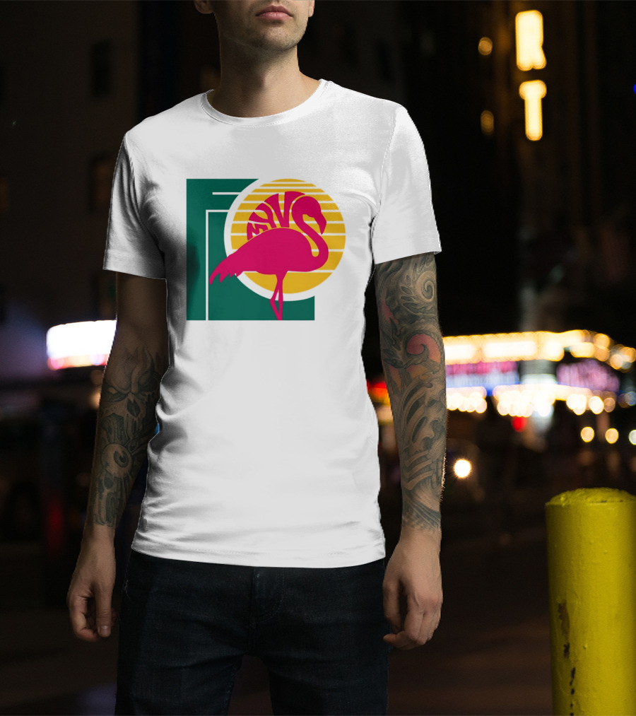 Move Flamingo Sunset Tropical FNS T-Shirt