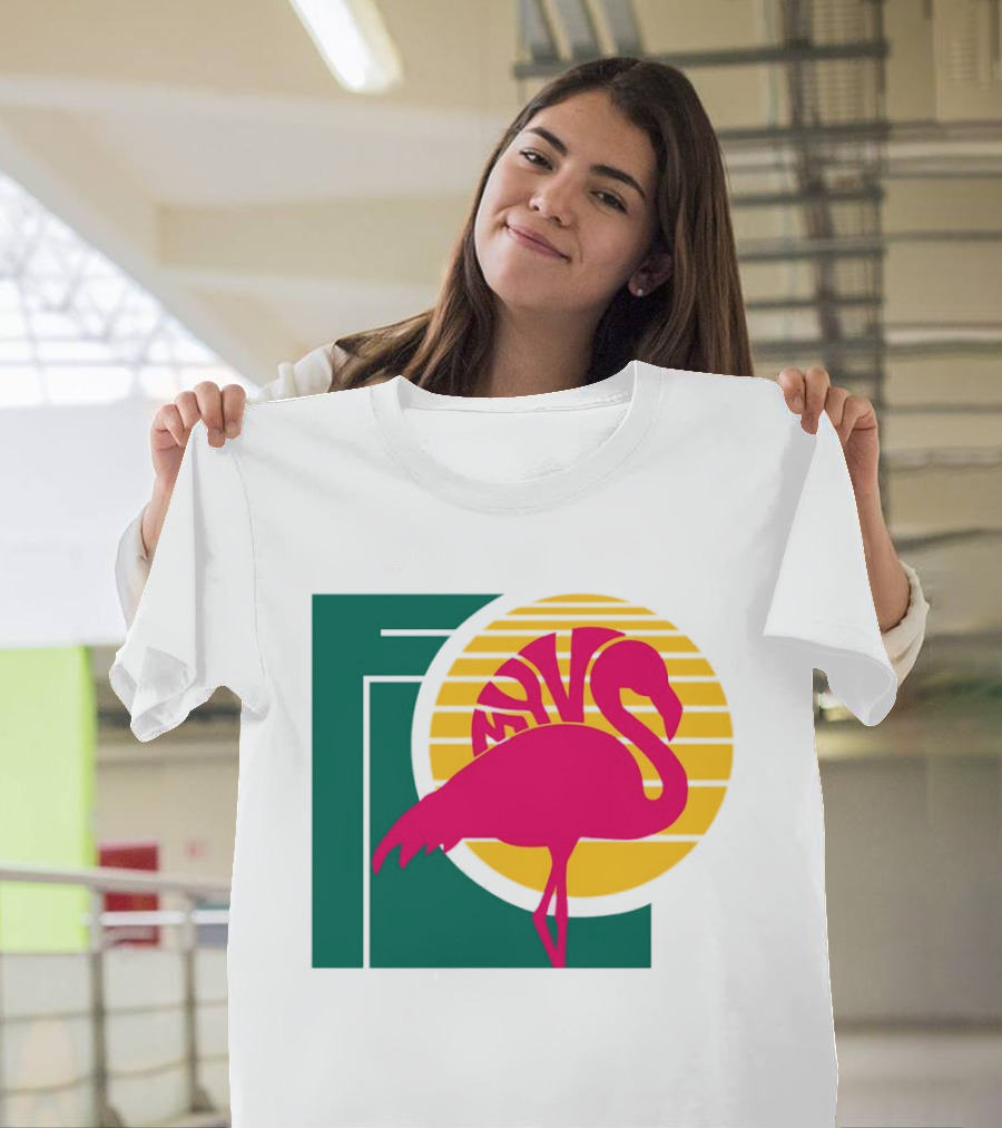 Move Flamingo Sunset Tropical FNS T-Shirt