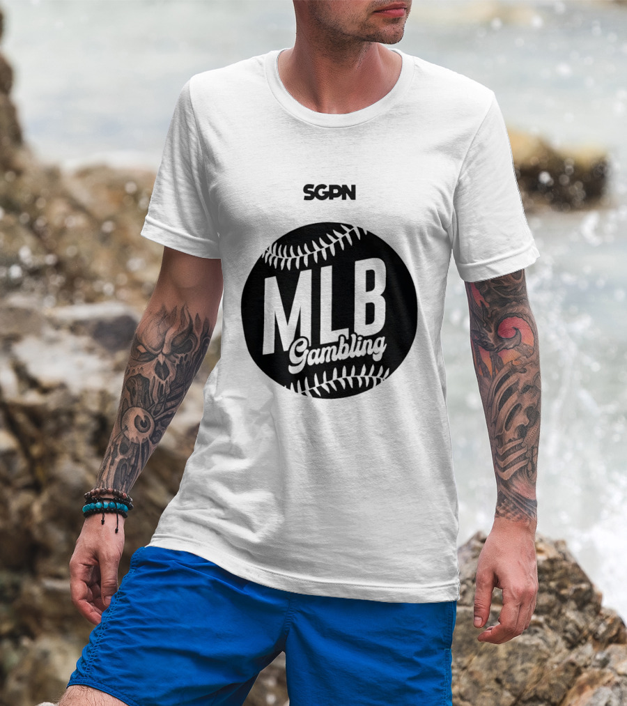 SGPN MLB Gambling Baseball Betting Enthusiasts T-Shirt