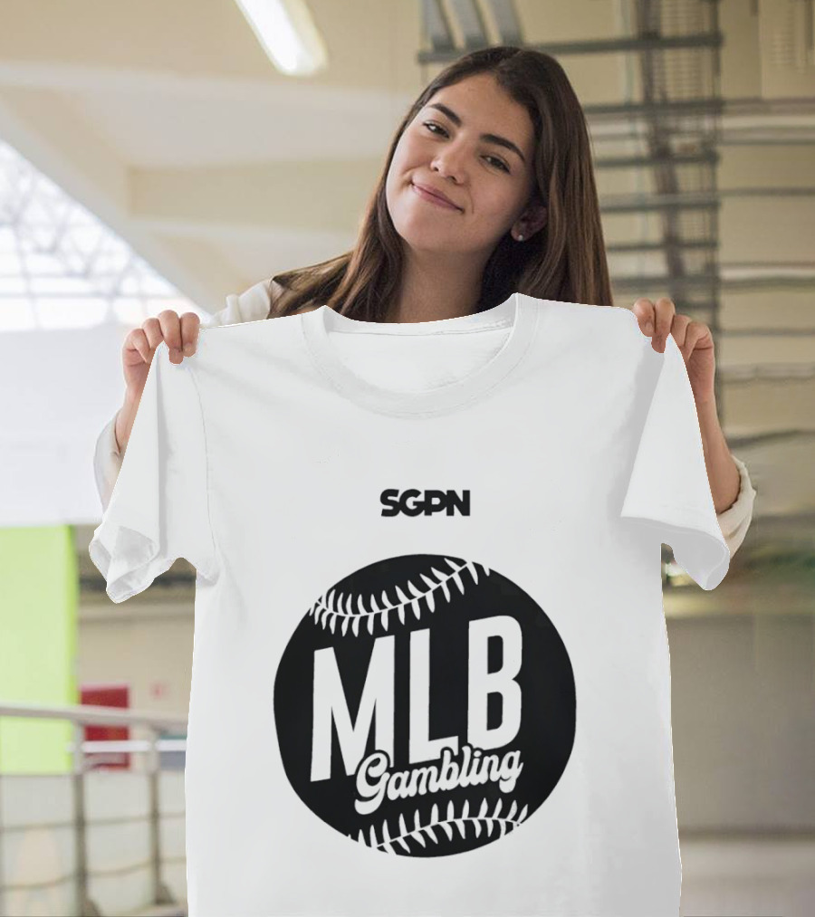 SGPN MLB Gambling Baseball Betting Enthusiasts T-Shirt